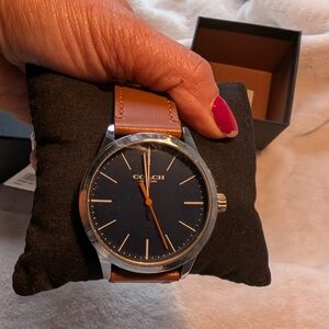 Coach Black and Brown Men's Watch